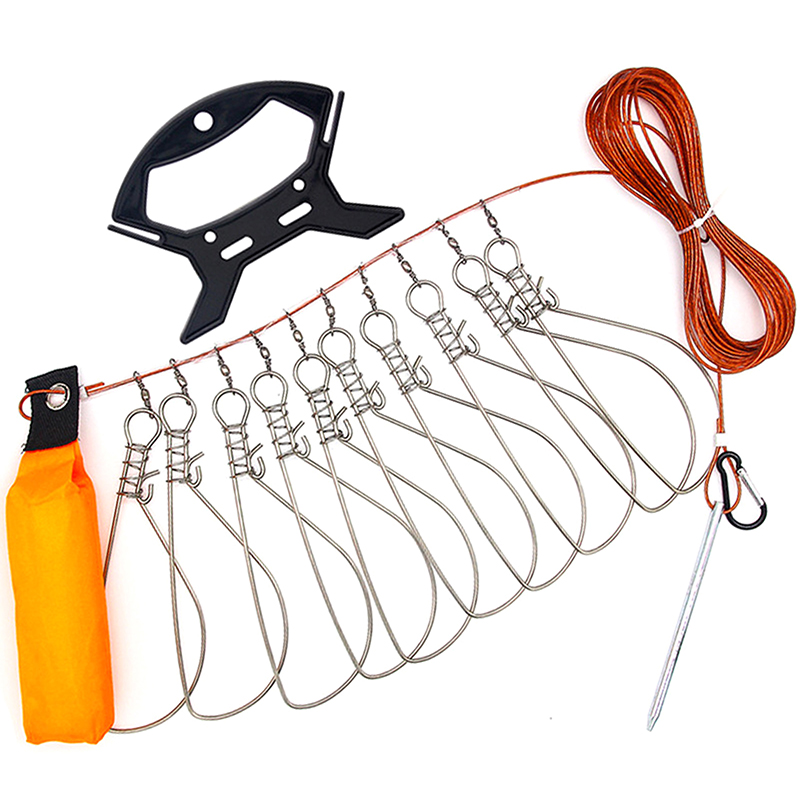 Fishing Equipment Basics - Nowy【Stalowy zaczep blokujący do wędkowania, smycz