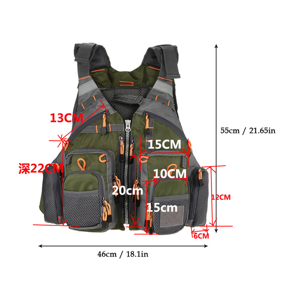 Kamizelka wędkarska SWROW, spo – Fishing Vest Jacket recenzja i cena
