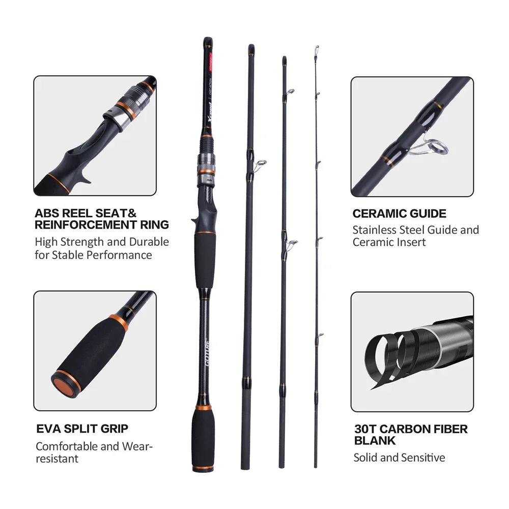 Goture Xceed 4 Setions Travel  – Fishing Equipment Guide recenzja i cena