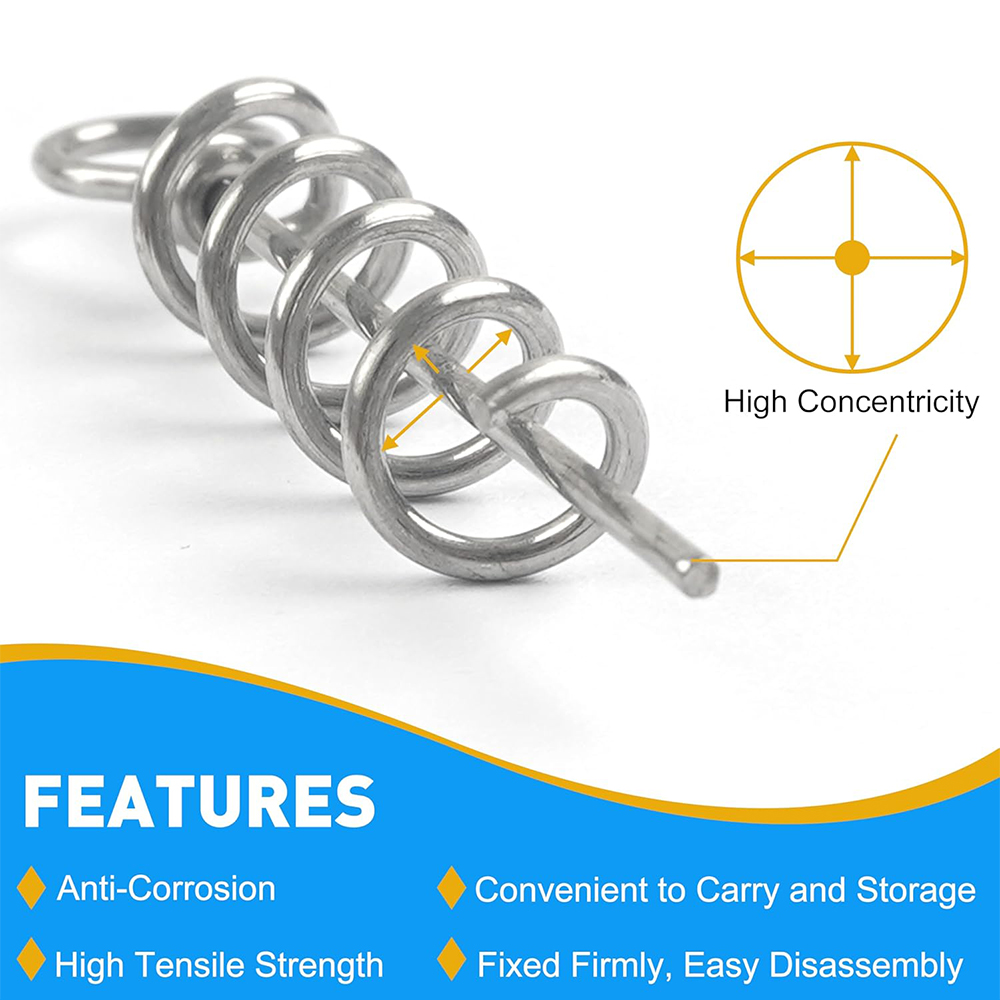 50Pcs Spring Twist Lock Fishin – Fishing Equipment Basics recenzja i cena