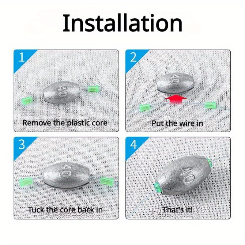 Zestaw obciążników ołowianych  – Fishing Equipment Basics recenzja i cena